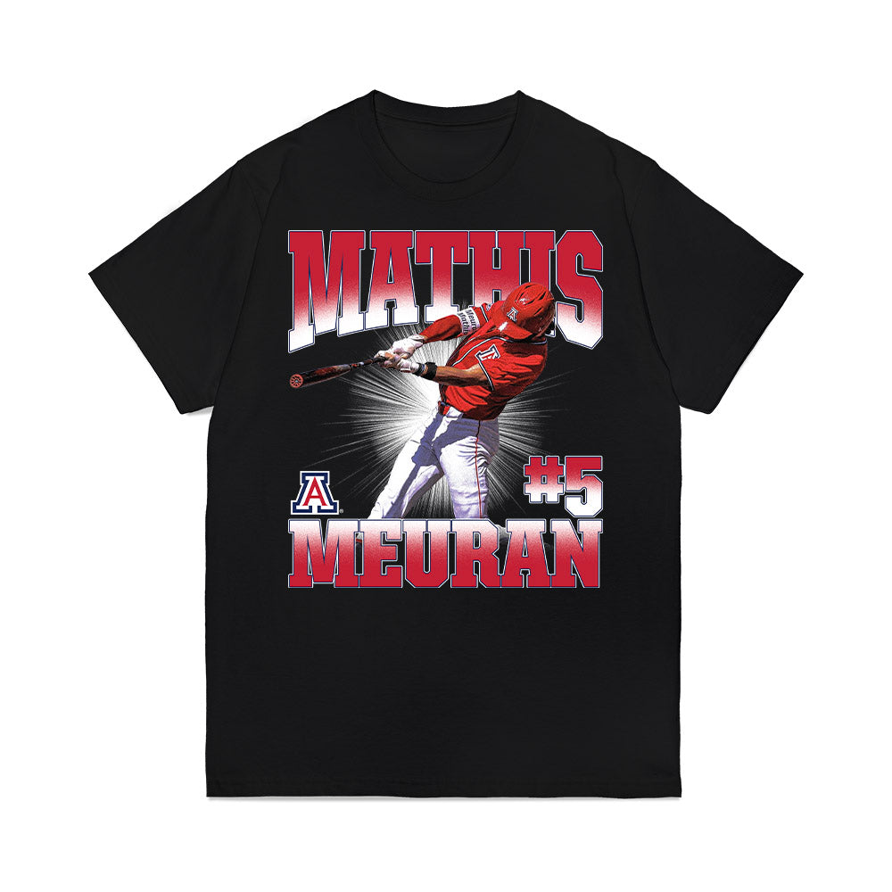 Arizona - NCAA Baseball : Mathis Meurant - Premium T-Shirt-0