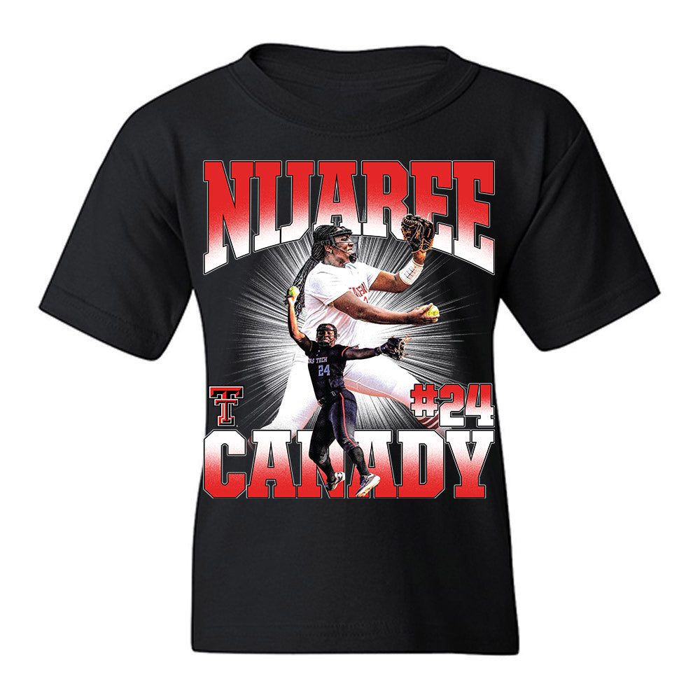 Texas Tech - NCAA Softball : NiJaree Canady - Collage Youth T-Shirt-0