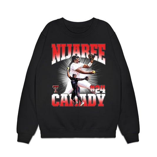 Texas Tech - NCAA Softball : NiJaree Canady - Collage Premium Crewneck Sweatshirt-0