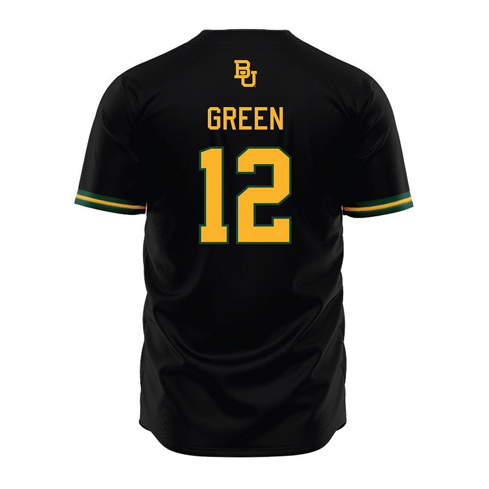 Baylor - NCAA Baseball : Mason Green - Black Jersey-1