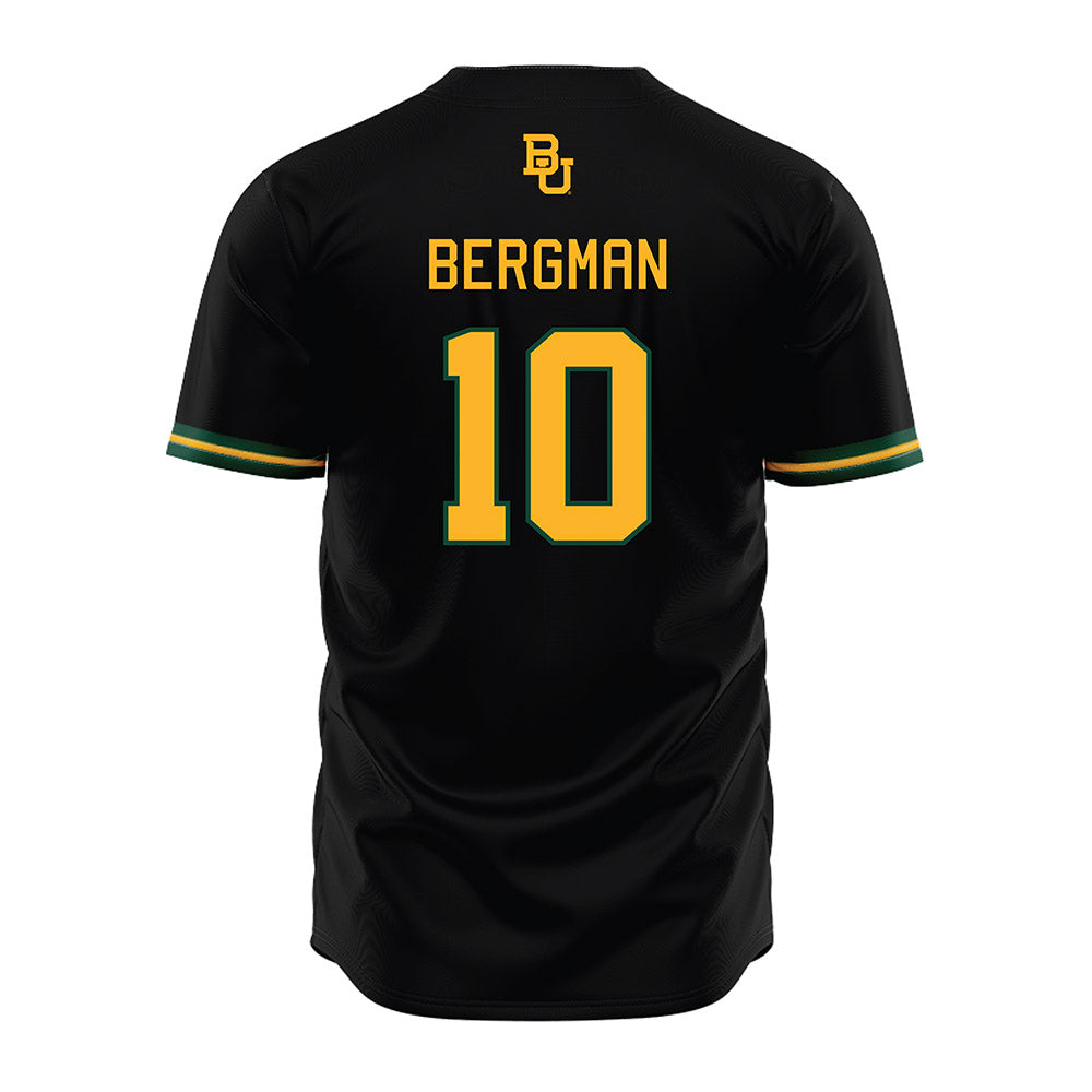 Baylor - NCAA Baseball : Brayden Bergman - Black Jersey-1