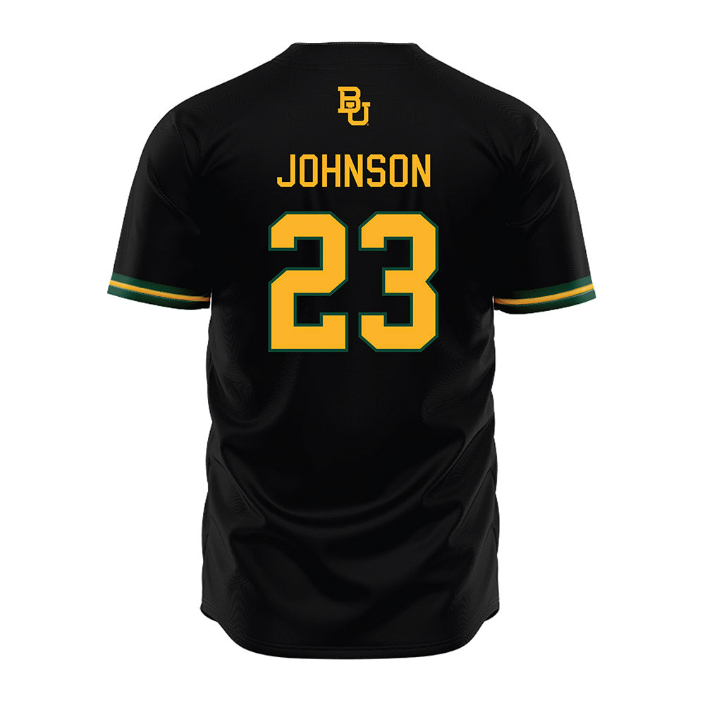 Baylor - NCAA Baseball : Ty Johnson - Black Jersey-1