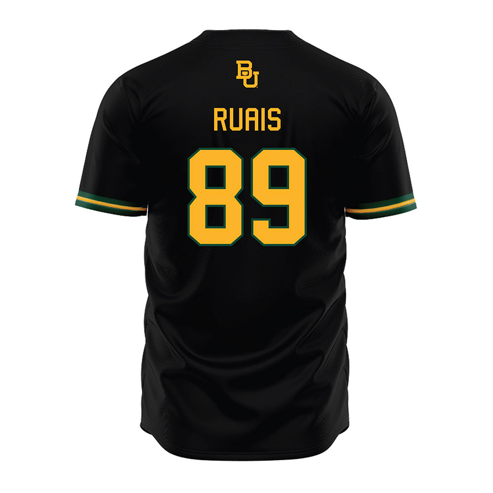 Baylor - NCAA Baseball : RJ Ruais - Black Jersey-1