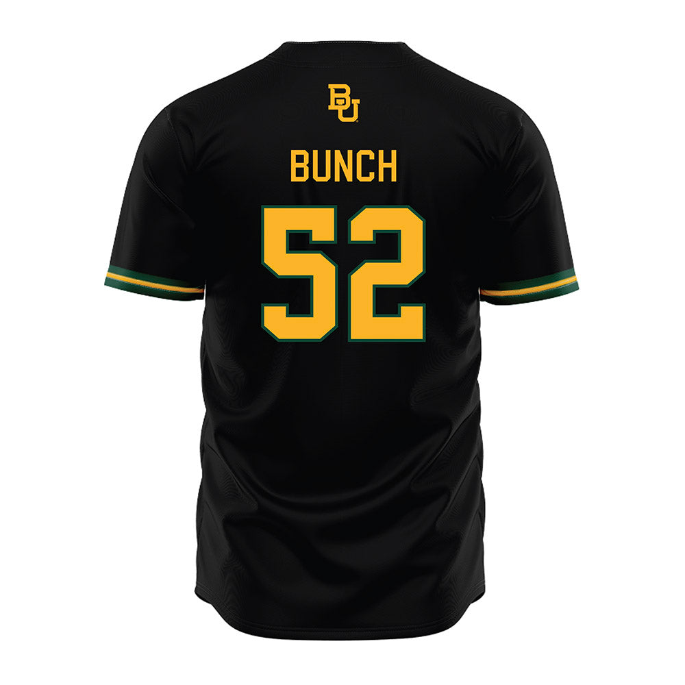 Baylor - NCAA Baseball : Caleb Bunch - Black Jersey-1