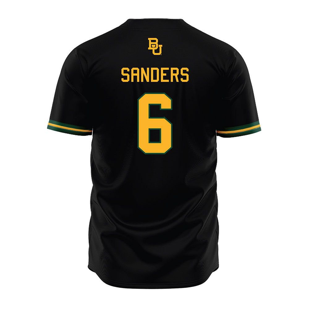 Baylor - NCAA Baseball : Travis Sanders - Black Jersey-1