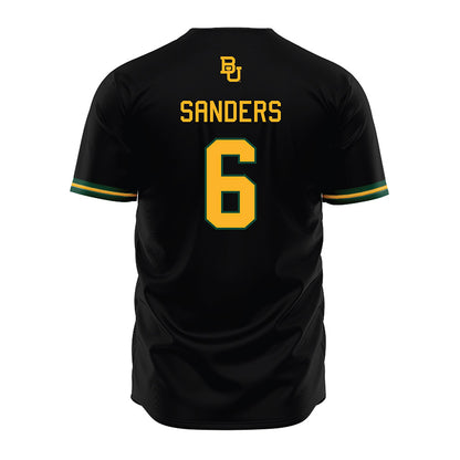 Baylor - NCAA Baseball : Travis Sanders - Black Jersey-1