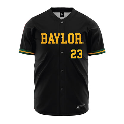 Baylor - NCAA Baseball : Ty Johnson - Black Jersey-0