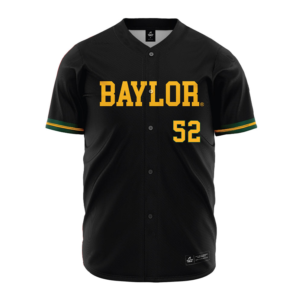 Baylor - NCAA Baseball : Caleb Bunch - Black Jersey-0