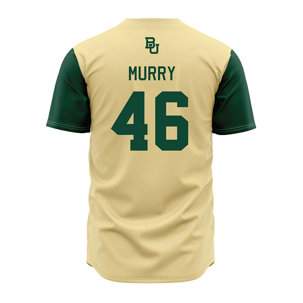 Baylor - NCAA Baseball : Grayson Murry - Cream Jersey-1