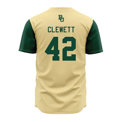 Baylor - NCAA Baseball : Camden Clewett - Cream Jersey-1