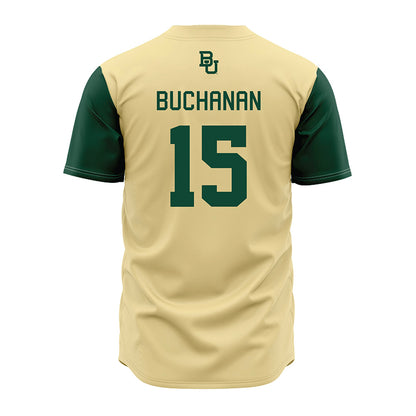 Baylor - NCAA Baseball : Brayden Buchanan - Cream Jersey-1