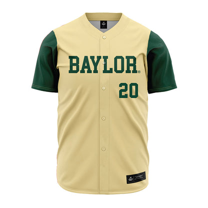 Baylor - NCAA Baseball : Cash McDade - Cream Jersey-0