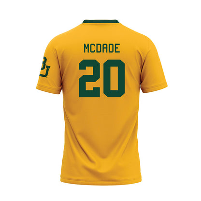 Baylor - NCAA Baseball : Cash McDade - Gold Baseball Jersey-1