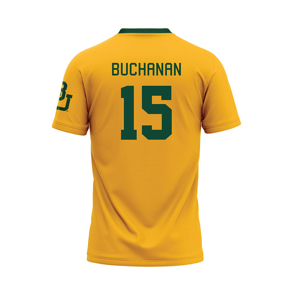 Baylor - NCAA Baseball : Brayden Buchanan - Gold Baseball Jersey-1
