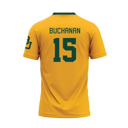Baylor - NCAA Baseball : Brayden Buchanan - Gold Baseball Jersey-1