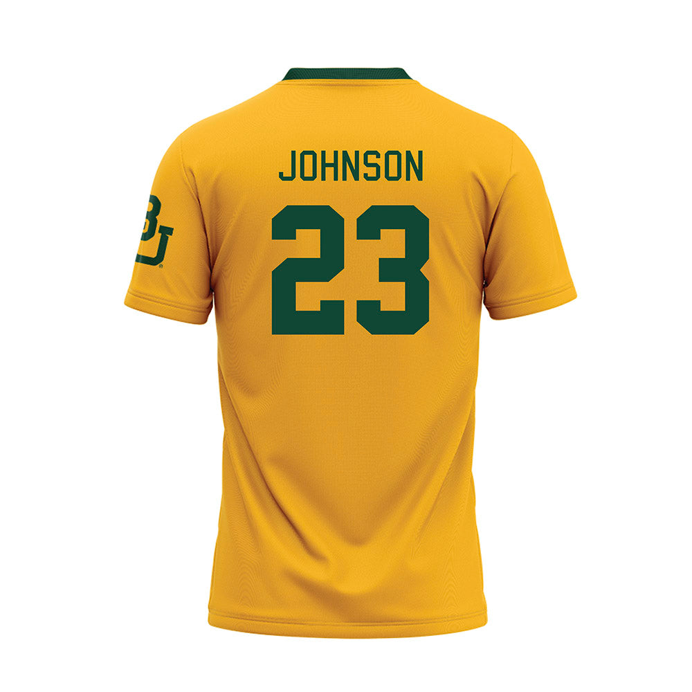 Baylor - NCAA Baseball : Ty Johnson - Gold Baseball Jersey-1