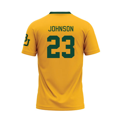 Baylor - NCAA Baseball : Ty Johnson - Gold Baseball Jersey-1