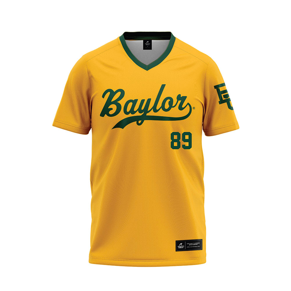 Baylor - NCAA Baseball : RJ Ruais - Gold Baseball Jersey-0