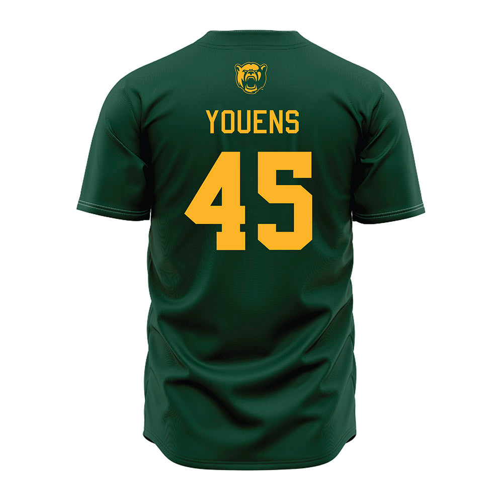 Baylor - NCAA Baseball : John Youens - Green Jersey-1