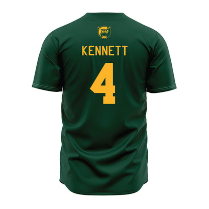Baylor - NCAA Baseball : JJ Kennett - Green Jersey-1