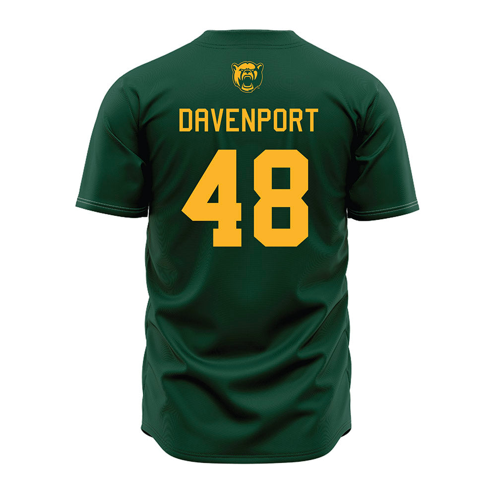 Baylor - NCAA Baseball : Lucas Davenport - Green Jersey-1
