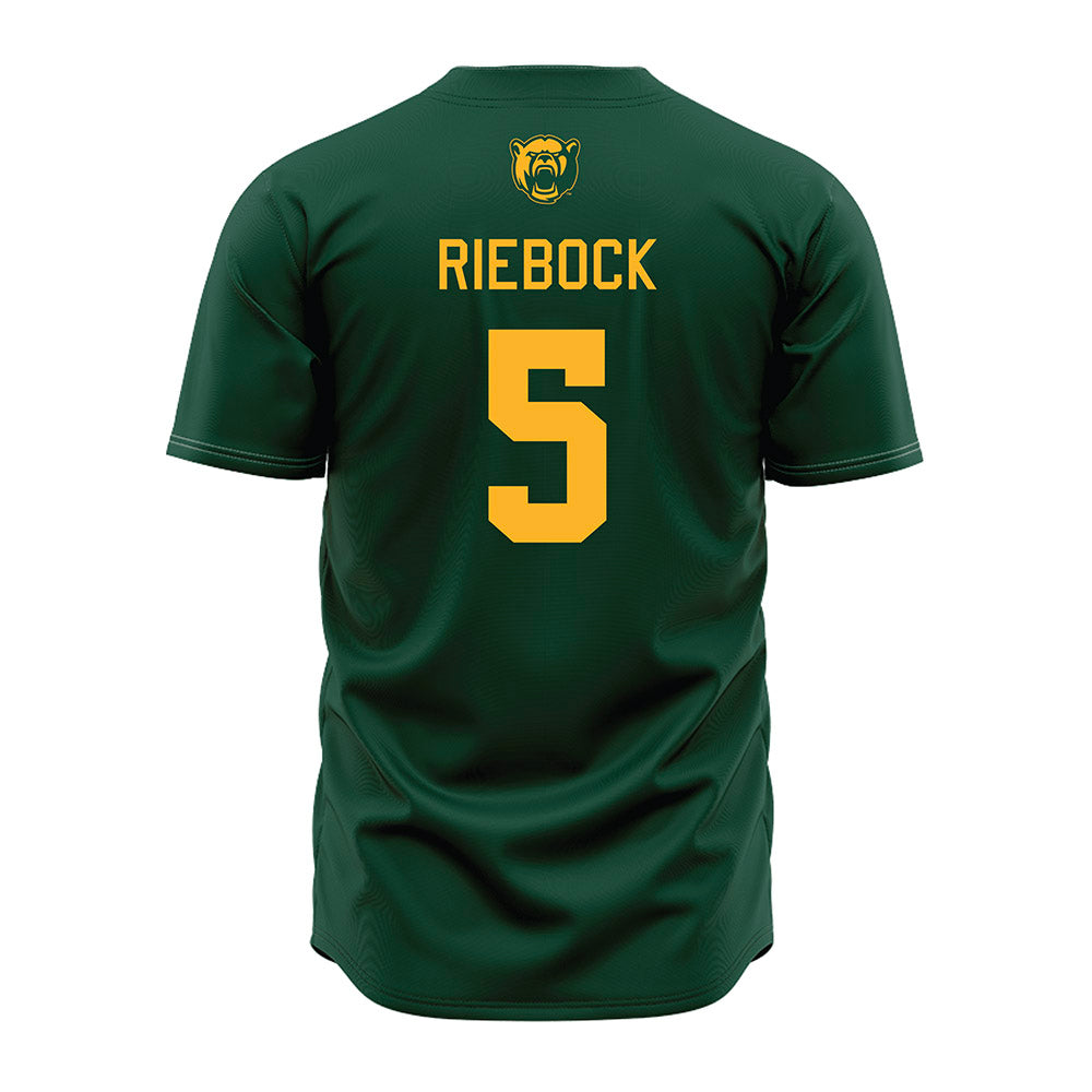 Baylor - NCAA Baseball : Pearson Riebock - Green Jersey-1