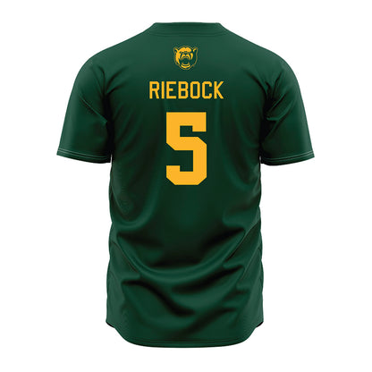 Baylor - NCAA Baseball : Pearson Riebock - Green Jersey-1