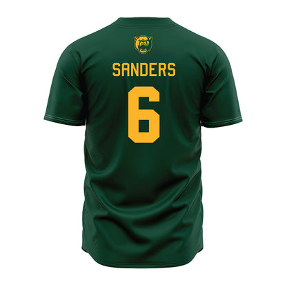 Baylor - NCAA Baseball : Travis Sanders - Green Jersey-1