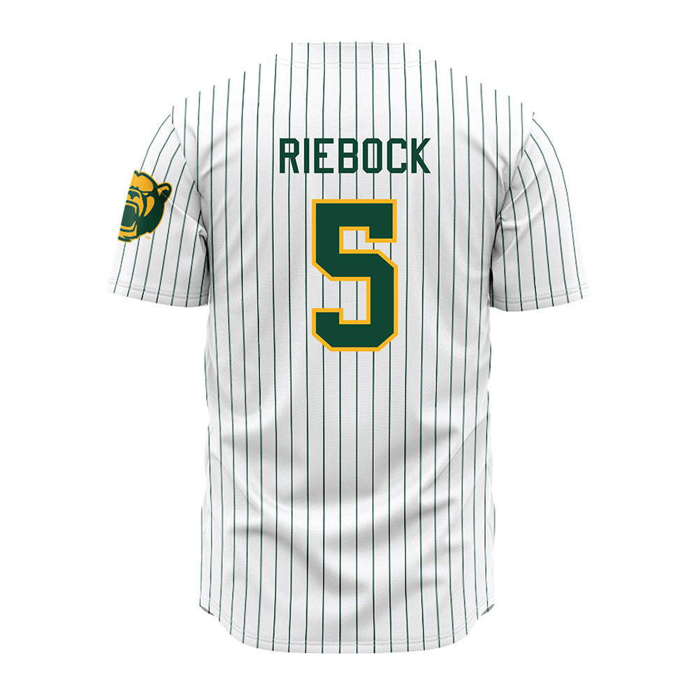 Baylor - NCAA Baseball : Pearson Riebock - Pinstripe Jersey-1