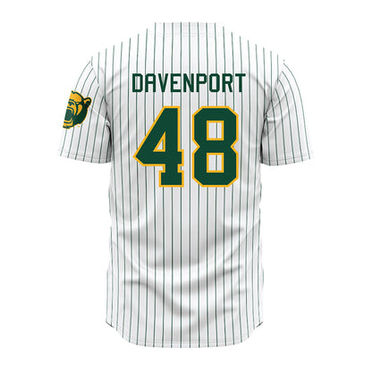 Baylor - NCAA Baseball : Lucas Davenport - Pinstripe Jersey-1