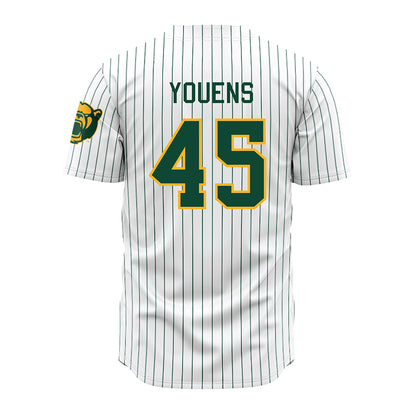 Baylor - NCAA Baseball : John Youens - Pinstripe Jersey-1