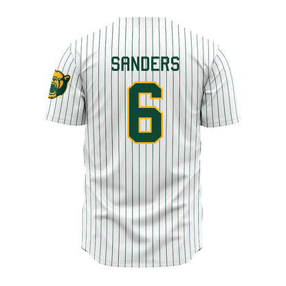 Baylor - NCAA Baseball : Travis Sanders - Pinstripe Jersey-1