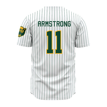 Baylor - NCAA Baseball : Tyce Armstrong - Pinstripe Jersey-1