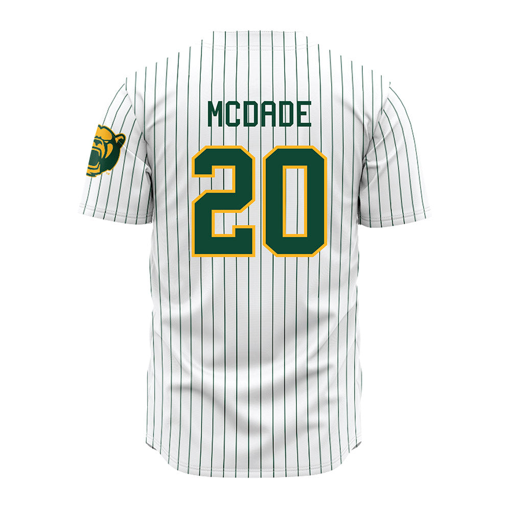 Baylor - NCAA Baseball : Cash McDade - Pinstripe Jersey-1