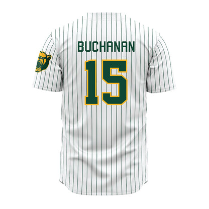 Baylor - NCAA Baseball : Brayden Buchanan - Pinstripe Jersey-1