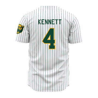 Baylor - NCAA Baseball : JJ Kennett - Pinstripe Jersey-1