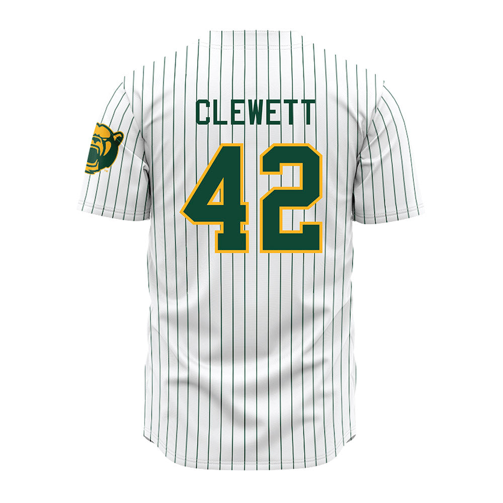 Baylor - NCAA Baseball : Camden Clewett - Pinstripe Jersey-1