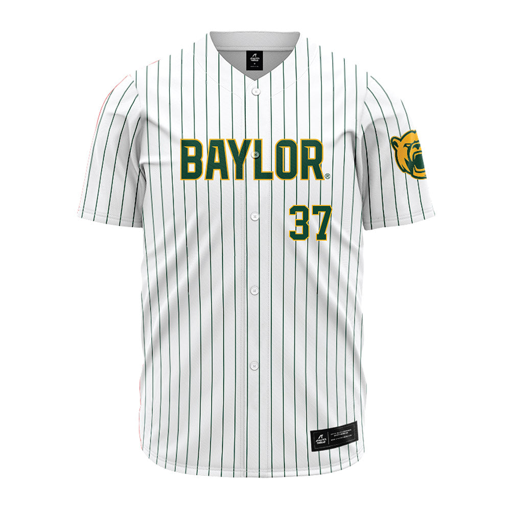 Baylor - NCAA Baseball : Cayden Baker - Pinstripe Jersey-0