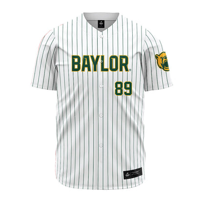 Baylor - NCAA Baseball : RJ Ruais - Pinstripe Jersey-0