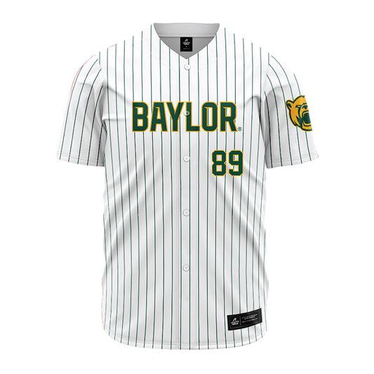 Baylor - NCAA Baseball : RJ Ruais - Pinstripe Jersey-0