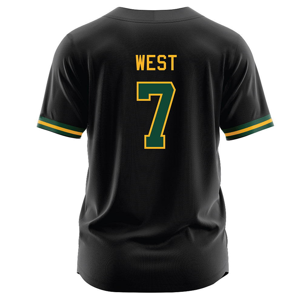 Baylor - NCAA Softball : Kaci West - Black Jersey-1