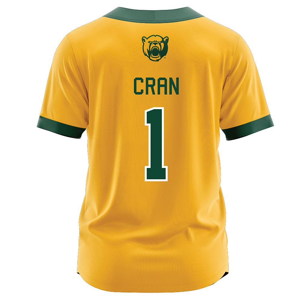 Baylor - NCAA Softball : Leah Cran - Gold Jersey-1