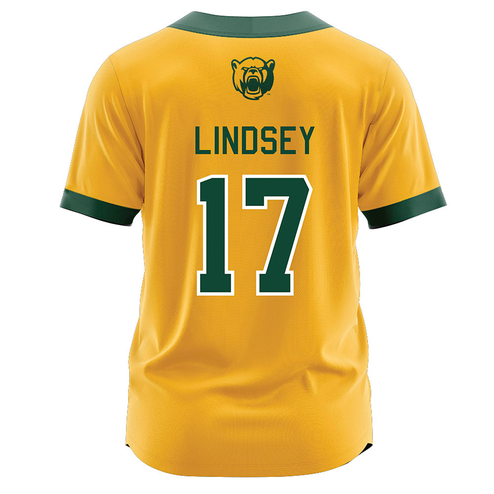 Baylor - NCAA Softball : Gigi Lindsey - Gold Jersey-1