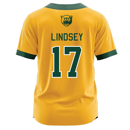 Baylor - NCAA Softball : Gigi Lindsey - Gold Jersey-1
