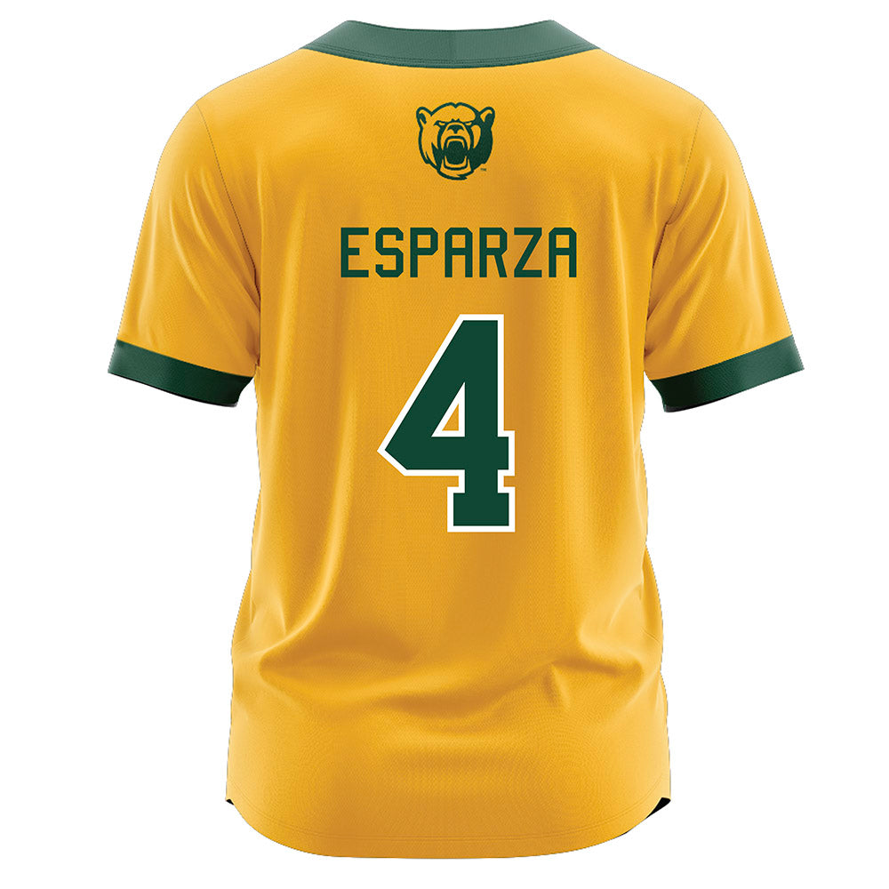 Baylor - NCAA Softball : Charleigh Esparza - Gold Jersey-1