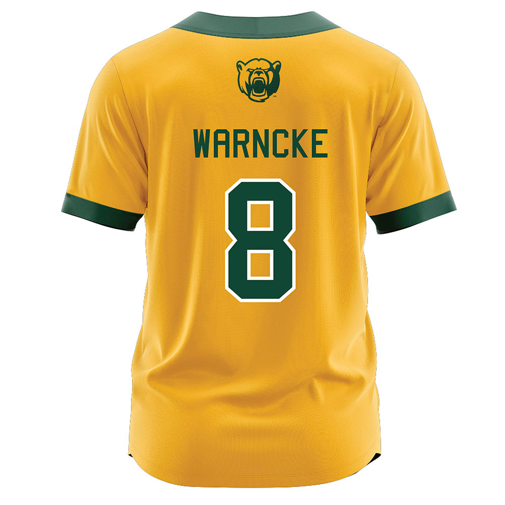 Baylor - NCAA Softball : Lexie Warncke - Gold Jersey-1