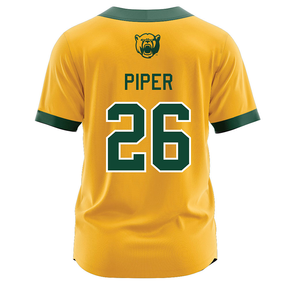 Baylor - NCAA Softball : Faith Piper - Gold Jersey-1