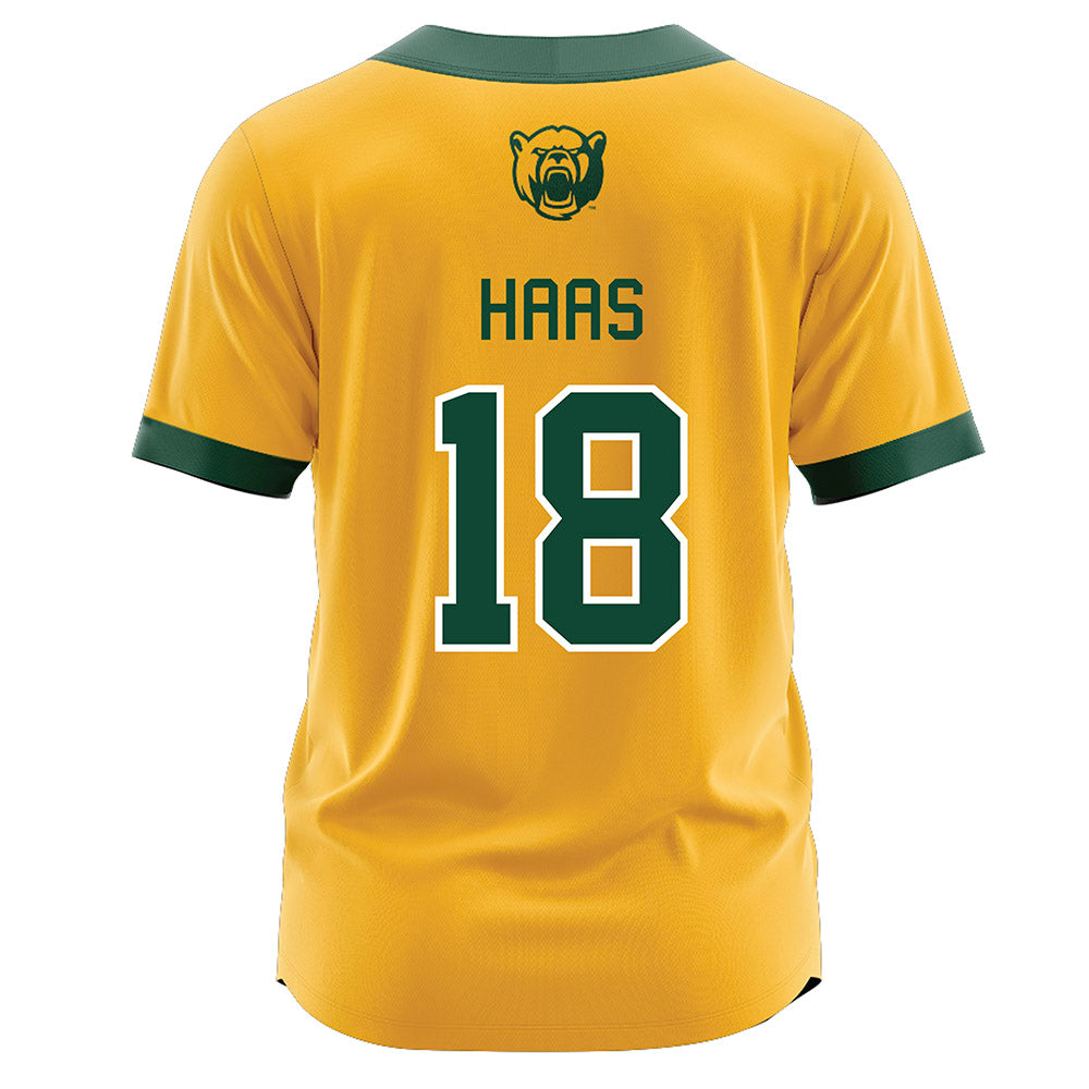 Baylor - NCAA Softball : Harper Haas - Gold Jersey-1