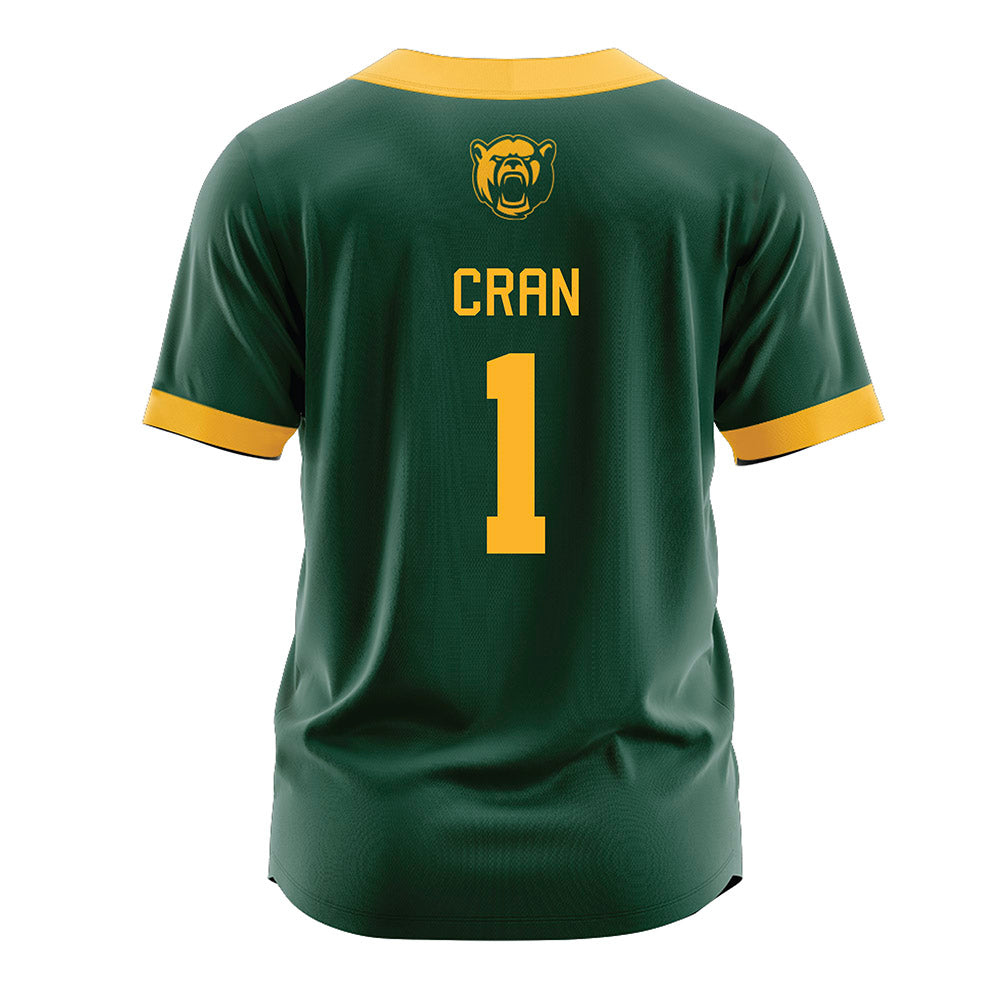 Baylor - NCAA Softball : Leah Cran - Green Jersey-1