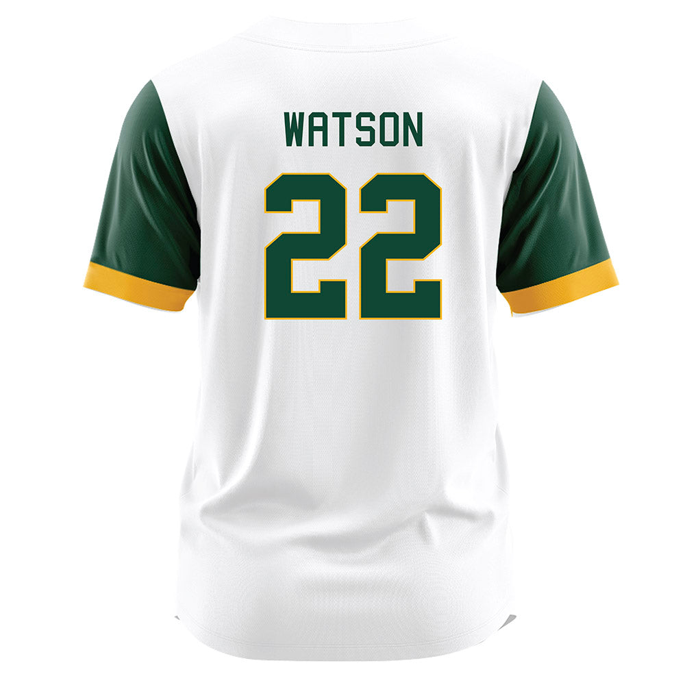 Baylor - NCAA Softball : Ana Watson - White Jersey-1